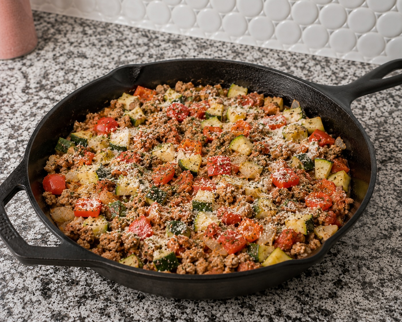 Turkey zucchini skillet